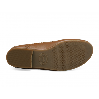 Women Courts Flat SY-07 Tan Nappa